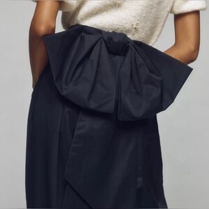NWT Maeve Black Bow Skirt
